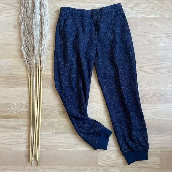 Club Monaco wool + silk speckled knit jogger | Small/XS - Picture 2 of 10